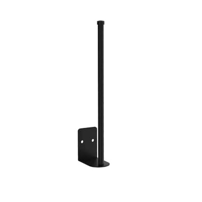 Paper Towel Holder, Stainless Steel Freestanding Self-Adhesive or Drilling Wall Mount Paper Towel Holder,Matte Black Toilet Paper Holder for Countertop Home Fridge Kitchen Bathroom