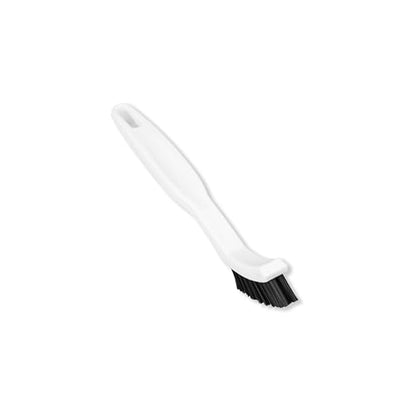 SPARTA Grout Brush with Stiff Nylon Bristles, 8 Inch, White | Flo-Pac, Stiff Crimped Nylon Bristles, 2.75-Inch Brush Section, Narrow Crevices, BPA Free - color: White, size: 8 Inches