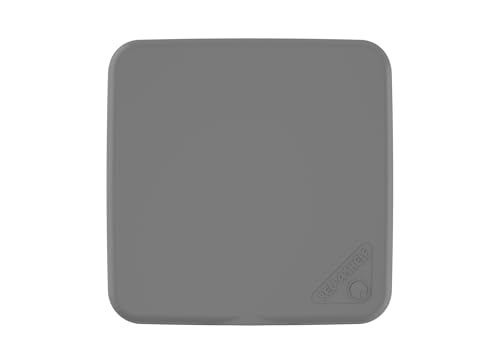 Rev-A-Shelf 27 Qt Under Sink Garbage Can Lid for Base Kitchen and Bathroom Cabinet, Replacement Plastic Trash Bin Lid Only, Grey, RV-1024-LID-14-1 - color: Gray, size: 27 QT