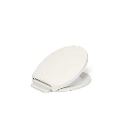 Kohler K-28005-96 Drift ReadyLatch Quiet Close Round Toilet Seat, Biscuit - color: Biscuit, size: Round