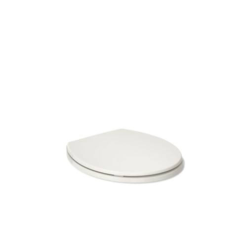 KOHLER K-4775-47 Brevia Round Toilet Seat with Quick-Release Hinges And Quick-Attach Hardware For Easy Clean, Almond (Pack of 2) - color: Almond, size: Round (Pack of 2)
