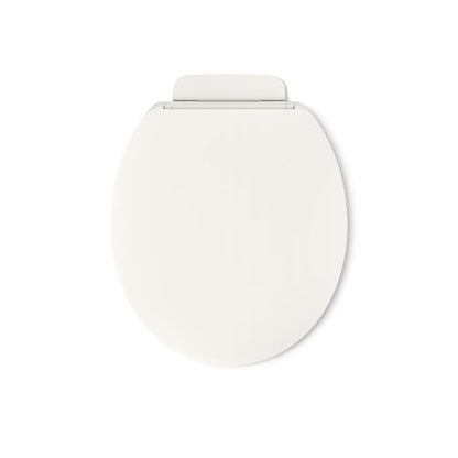 KOHLER K-26802-96 Impro ReadyLatch Quiet Close Round Toilet Seat, Soft Close Seat, Compatible with Round Toilets, Biscuit - color: Biscuit, size: Round