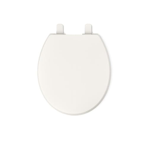 KOHLER K-4775-96 Brevia Round Toilet Seat with Quick-Release Hinges And Quick-Attach Hardware For Easy Clean, Biscuit (Pack of 2) - color: Biscuit, size: Round (Pack of 2)