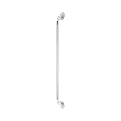 Medline Knurled Chrome 32” Grab Bar for Shower & Bathtub, Independence & Ease of Movement — For Elderly, Handicapped or Seniors, 300 lb. Capacity, 1 Bar - size: 32"