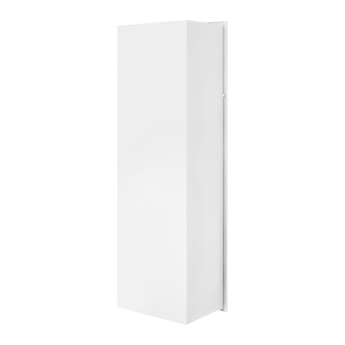 Recessed Toilet Paper Holder, Stainless Steel Shower Niche, Recessed Wall Niche, in-Wall Trash Bin Cabinet, Toilet Storage Cabinet with Trash Can for Bathroom - White - color: White
