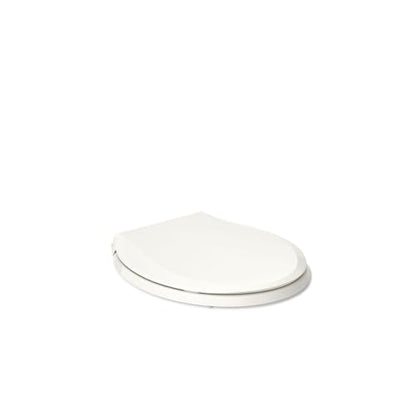KOHLER 4639-RL-96 Cachet ReadyLatch Round Toilet Seat Soft Close, Biscuit - color: Biscuit, size: Round