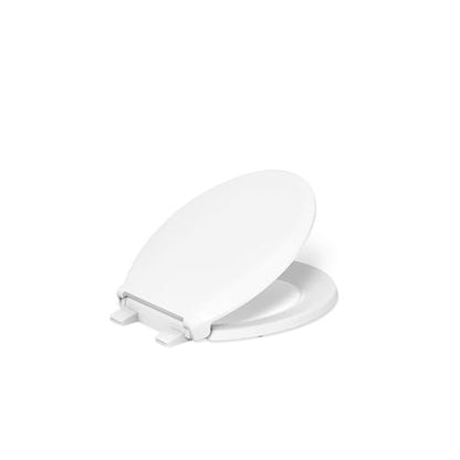 KOHLER 4639-RL-0 Cachet ReadyLatch Round Toilet Seat Soft Close, White - color: White, size: Round