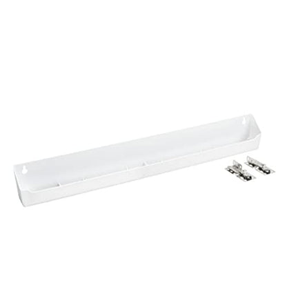 Rev-A-Shelf 24" Plastic Tip-Out Tray Organizer for Sink Base Cabinets, Home Kitchen and Bathroom Organization, Min Opening Width 26.5", White, LD-6591-24-11-1 - size: 24" x 24" x 3.8"
