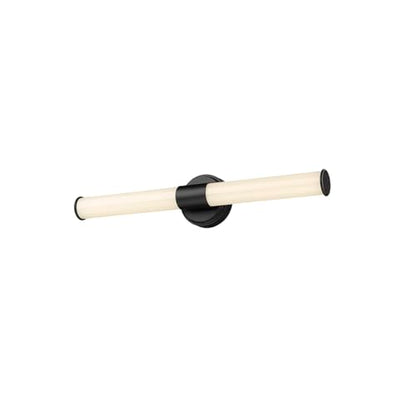 ML Lighting Trumann - 20W 1 LED Bath Vanity-4.7 Inches Tall and 24 Inches Wide-Matte Black Finish - color: Matte Black, size: 24-Inch