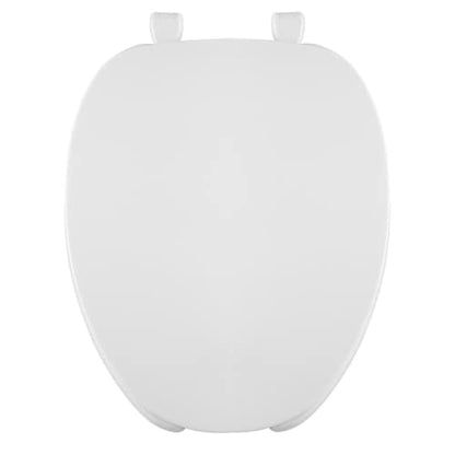 Centoco Elongated Toilet Seat, Open Front, Residential/Commercial, White | Heavy Duty Hinge, Plastic, Open Front with Cover, Regular Duty Residential or Light Weight Commercial Use, 620-001 - color: White, size: Elongated, style: Open Front