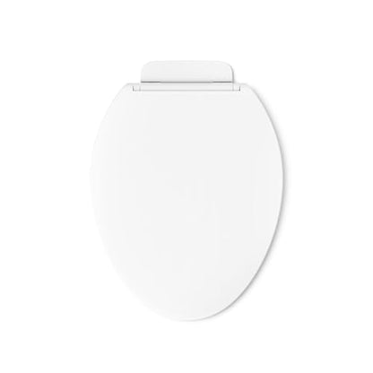 KOHLER K-27331-0 Glissade ReadyLatch Quiet Close Elongated Toilet Seat, White, Grip-Tight Hardware, Quiet Close Lid Prevents Slamming - color: White, size: ELONGATED