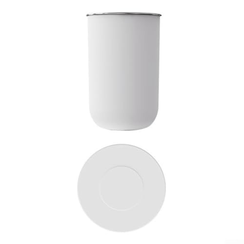 304 Stainless Steel Magnetic Toothbrush Cup with Magnetic Attachment for Convenient Bathroom Wall Mounting, Inverted Design for Effective Water Drainage (Green) - color: Green