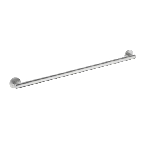 KIBI 36 Inch Stainless Steel Bathroom Safety Grab Bar | Straight Shaped Grab Bar for Bathtubs and Showers, Shower Safety Grab Bars for Seniors, Wall Mounted Anti-Slip Support (Brushed Nickel, KGB1136) - color: Brushed Nickel