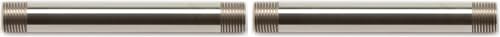 Moen 116651BN Replacement Straight Shower Extension, 6-Inch, Brushed Nickel (Pack of 2) - color: Brushed Nickel, size: 6-Inch, (Pack of 2)