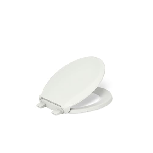 KOHLER 4639-RL-NY Cachet ReadyLatch Round Toilet Seat Soft Close, Dune - color: Dune, size: Round
