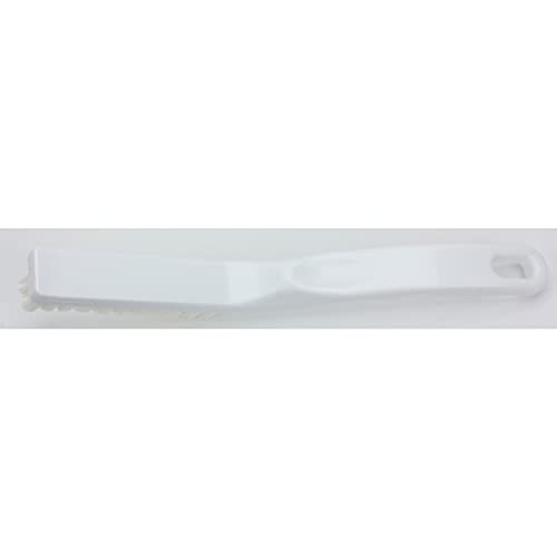 SPARTA Detail Brush Grout Brush, Crevice Brush with Hanging Hole for Bathroom, Kitchens, Countertop, Plastic, 9 Inches, White - color: White, size: 9 Inches