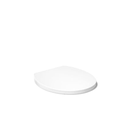 KOHLER K-26802-0 Impro ReadyLatch Quiet Close Round Toilet Seat, White Toilet Seat, Grip-Tight Bumpers, New Home Essentials, Slam Prevention - color: White, size: Round