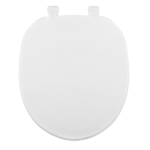 Centoco Elongated Toilet Seat, Residential, DSAMAZ2-001, White | Closed Front, Cover, Plastic - color: White, size: Elongated, style: Closed Front / Made in Canada