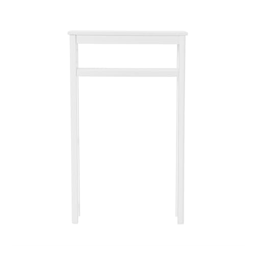 Alaterre Furniture Derby Over-the-Toilet Storage Shelf, White, 27”x8”x44” - size: 44-Inch Tall
