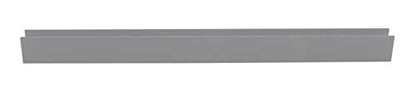 Brixwell SDCD38AB-CCP4 Brushed Anodized 3/8" Fixed Panel Shower Door Deep U-Channel - 4 inch Sample - color: Brushed Anodized, size: 4 Inch - Sample