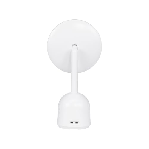 ELLE - LED Vanity Mirror with Bluetooth Speaker and Wireless Charging | Wireless Charging, Bluetooth Speaker, Adjustable Settings, Brightness, Makeup and Skincare Use, Compact Storage