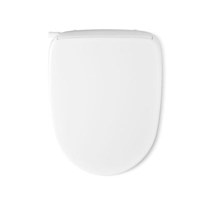 Kohler 39400-0 PureWash E835 Round-Front Electric Bidet Toilet Seat with Handheld Remote Control, Adjustable Position, Temperature and Pressure, Self Cleaning, Heated Seat, Warm Water + Air, White - size: Round