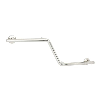 Seachrome Bathroom Grab Bar, 38 inch Stainless Steel, Right Handed Zuma Bar, 1 1/4 inch Diameter, Handicap Grab Bar, Safety Rail, Polished Stainless (Model: GWR-3638-QCR-PS) - color: Polished Stainless, style: Right-Hand