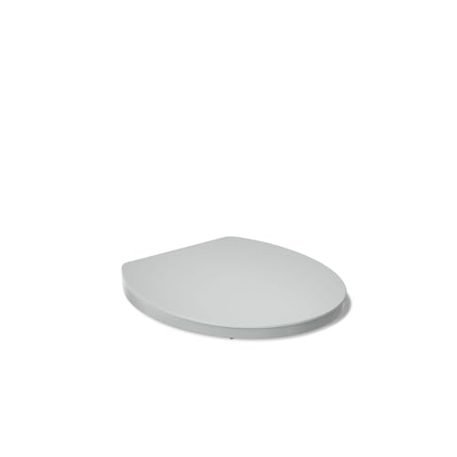 KOHLER K-26802-95 Impro ReadyLatch Quiet Close Round Toilet Seat, Soft Close Seat, Compatible with Round Toilets, Ice Grey - color: Ice Gray, size: Round