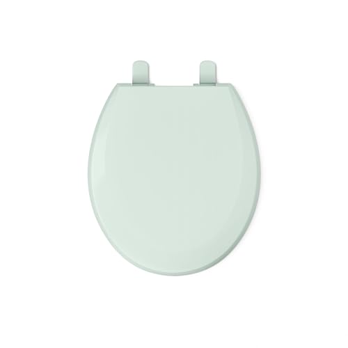 Kohler K-4662 Lustra Q2 Round Closed-Front Toilet Seat with Quick-Release and Qu, Seafoam Green
