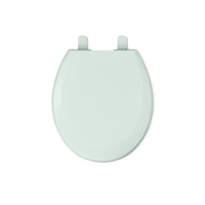 Kohler K-4662 Lustra Q2 Round Closed-Front Toilet Seat with Quick-Release and Qu, Seafoam Green