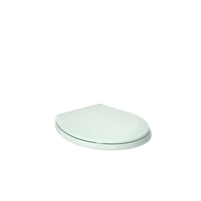 Kohler K-4662 Lustra Q2 Round Closed-Front Toilet Seat with Quick-Release and Qu, Seafoam Green