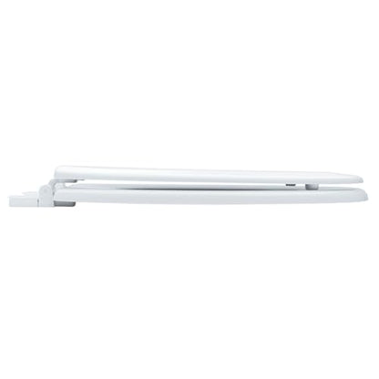 PROFLO PFTSEC2000 Elongated Closed-Front Toilet Seat with Quick Release and Easy Clean - White - size: 18.5 inches x 14 inches