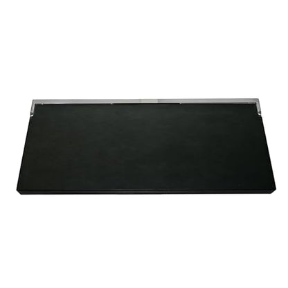 Transolid Preston Flip-Up Fold-Down Wall-Mount ADA Compliant Padded Shower Seat, 34 in. W x 15 in. D, Black and Polished Chrome, PPS1534UP-09PC - color: Black/Polished Chrome, size: 15"x34"