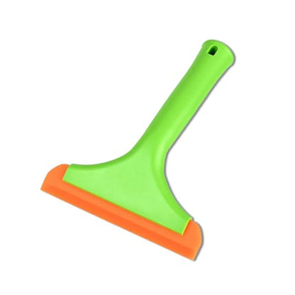 Small Silicone Window Squeegee, Auto Windshield Water Blade Scraper, Multifunctional Auto Squeegee with 5.9 Inch Blade and Non-Slip Handle for Car Window, Home Cleaning (Light Green, 1PCS) - color: Light Green