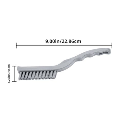 SPARTA Detail Brush Grout Brush, Crevice Brush with Hanging Hole for Bathroom, Kitchens, Countertop, Plastic, 9 Inches, White - color: White, size: 9 Inches