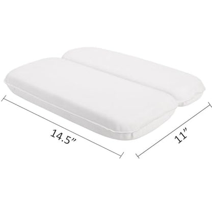 Suction Cup Non-Slip PU Waterproof Sponge Bath Pillow Bathtub Cushion