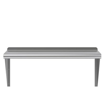 AmGood 14 in. x 30 in. Stainless Steel Wall Shelf | NSF | Metal Shelving | Garage, Laundry, Storage, Utility Room | Restaurant, Commercial Kitchen - size: 30" Long X 14" Deep
