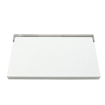 Transolid Preston Flip-Up Fold-Down Wall-Mount ADA Compliant Padded Shower Seat, 26 in. W x 15 in. D, White and Polished Chrome, PPS1526UP-01PC - color: White/Polished Chrome, size: 15"x26"