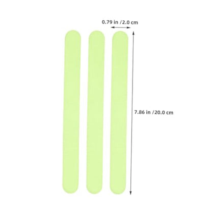 INOOMP Luminous Anti-Slip Shower Strips Waterproof Bathtub Stickers Safety Tape for Elderly, 12 Pieces 2x20cm Non-Skid Bathroom Flooring Tape