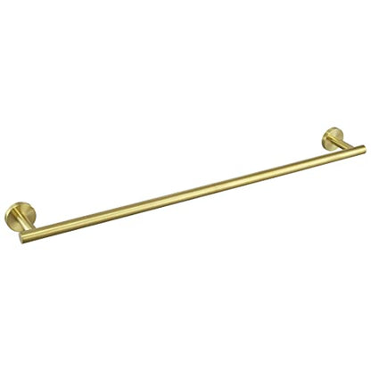 KES 25.2 Inches Towel Bar for Bathroom, Hand Towel Holder, Towel Bar | Wall Mount, SUS304 Stainless Steel Brushed Gold, Total Length 27.6 Inch, A2000S70B-BZ - color: Brushed Gold, size: 27.6 Inch