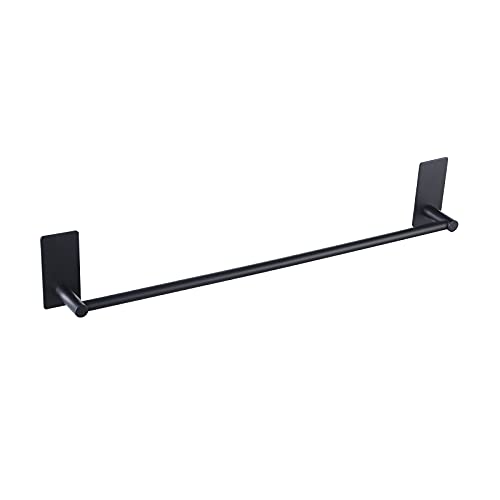 KES 20-Inch Towel Bar for Bathroom, Self Adhesive Hand Towel Holder No Drill Wall Mounted SUS 304 Stainless Steel Matte Black, A7000S50B-BK - color: Matte Black, size: 20-Inch