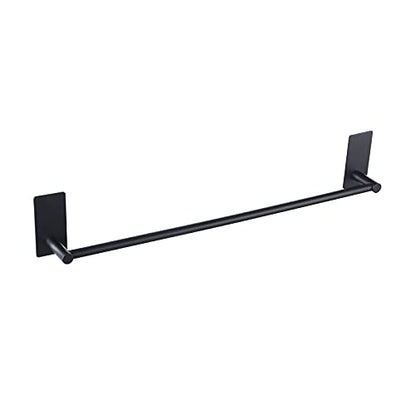 KES 20-Inch Towel Bar for Bathroom, Self Adhesive Hand Towel Holder No Drill Wall Mounted SUS 304 Stainless Steel Matte Black, A7000S50B-BK - color: Matte Black, size: 20-Inch