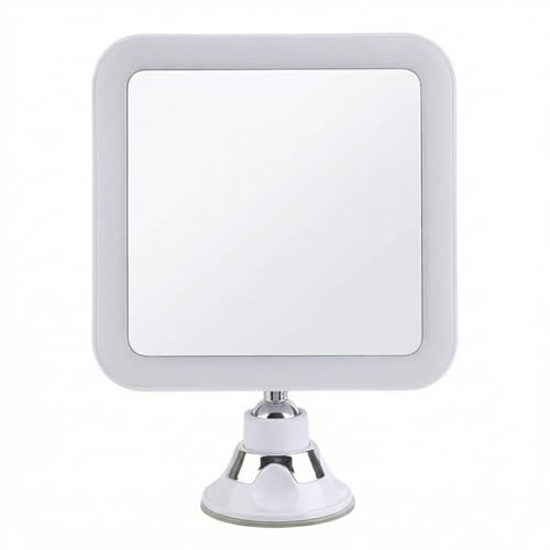 10X Magnifying Lighted Makeup Mirror with 360° Swivel, Suction Cup Vanity Mirror for Bathroom & Makeup