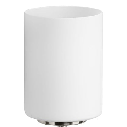Replay Collection 3-Light Etched White Glass Modern Bath Vanity Light Brushed Nickel - color: Brushed Nickel, size: 3-Light
