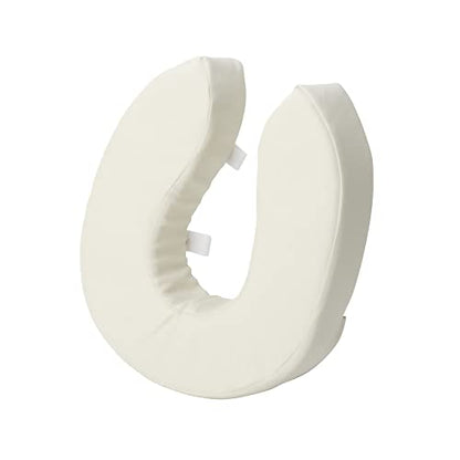 DMI Raised Toilet Seat Toilet, Toilet Seat Riser, Seat Cushion and Toilet Seat Cover to Add Extra Padding to the Toilet Seat while Relieving Pressure, 2 Inch Pad, White - size: 2 Inch (Pack of 1)