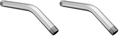 Moen 123815 Standard Shower Arm with 1/2-Inch Universal Threads, 8-Inch, Chrome (Pack of 2) - color: Chrome, size: 8 Inch (Pack of 2)