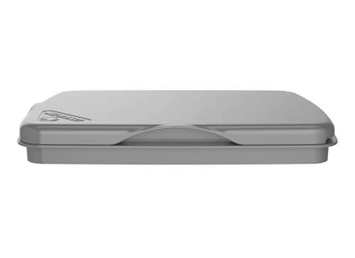 Rev-A-Shelf 32 Qt Under Sink Garbage Can Lid for Base Kitchen and Bathroom Cabinet, Replacement Trash Bin Lid Only, Metallic Silver, RV-32-LID-17-1-40 - color: Silver, size: 32 QT