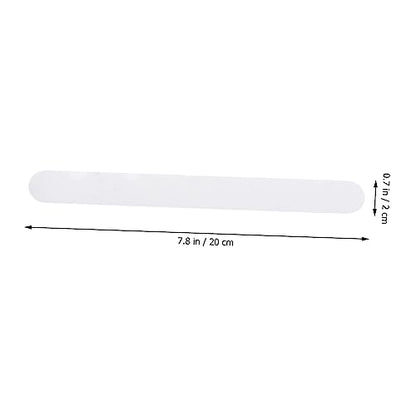 VOSAREA 24pcs Slip Stickers for Bath Safety Transparent Non Slip Strips Adhesive for Bathtubs Showers Stairs and Floors Grip - size: 24 pcs