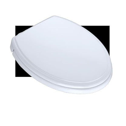 TOTO SS154#01 Traditional SoftClose Elongated Toilet Seat, Cotton White