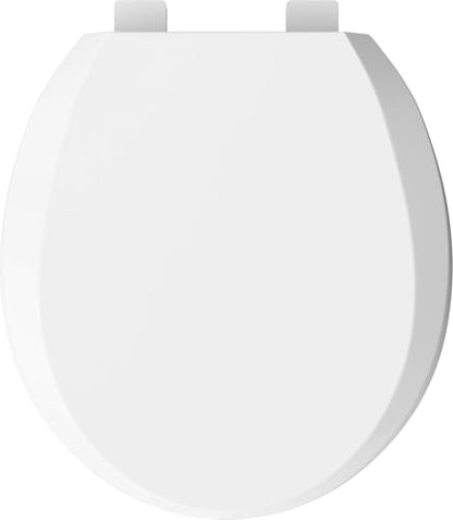 PROFLO PFTSEC1000 Round Closed-Front Toilet Seat with Easy Clean and Quick Release - White
